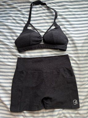 Bombshell Sportswear Halter Bra and Short SET